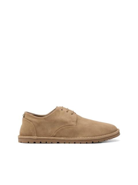 lace-up suede derby shoes