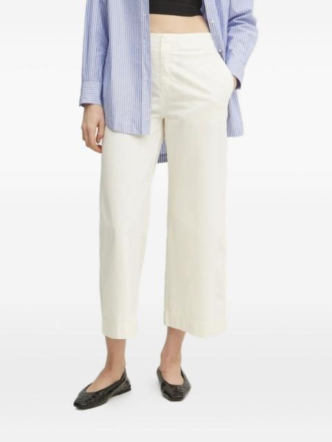 side-pocket cropped trousers