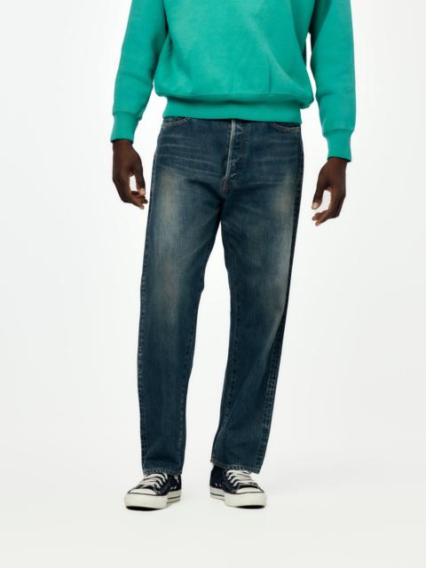 WASHED DENIM WIDE PANTS(INDIGO) SIS