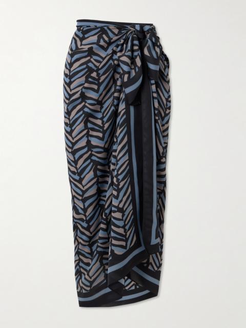 Printed Silk-georgette Pareo