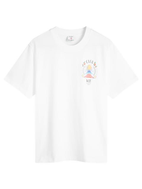 Casablanca Casa Way Mountain Printed T-Shirt