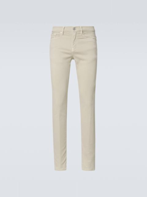 High-rise slim jeans