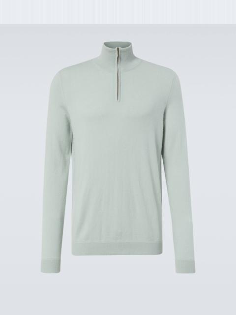 Dared cashmere half-zip sweater