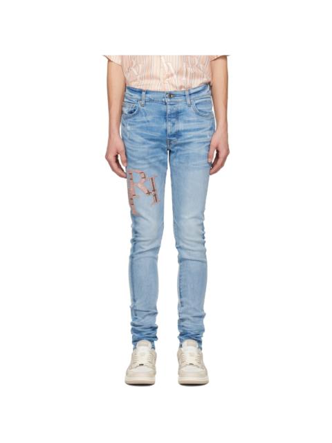 Indigo Staggered Jeans