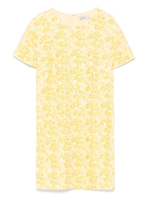 clove-embellished mini dress