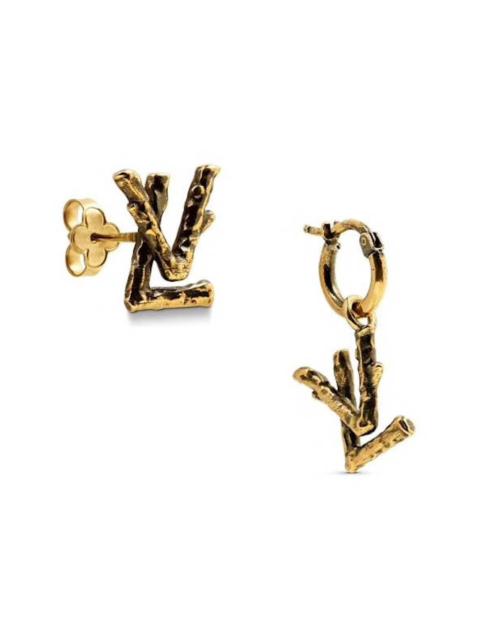 Louis Vuitton LV Twig Earrings Gold
