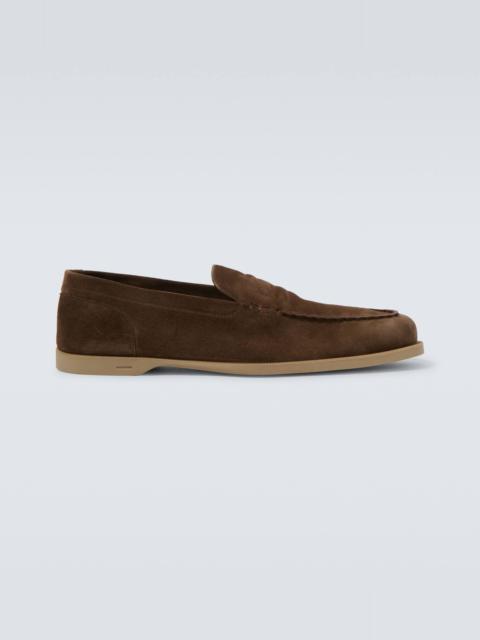 Suede loafers