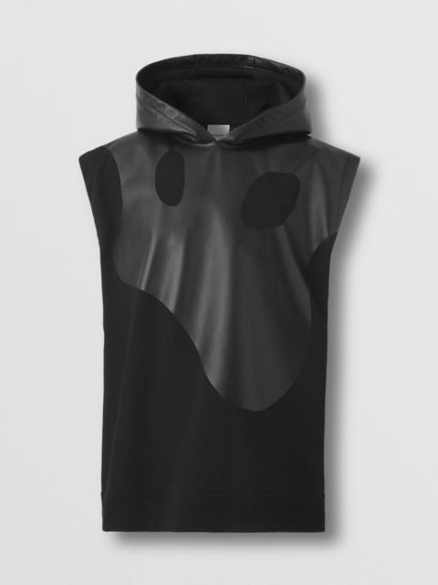 Monster Graphic Cotton and Lambskin Hoodie