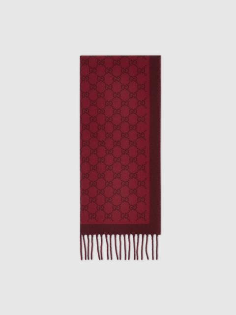 GG wool scarf