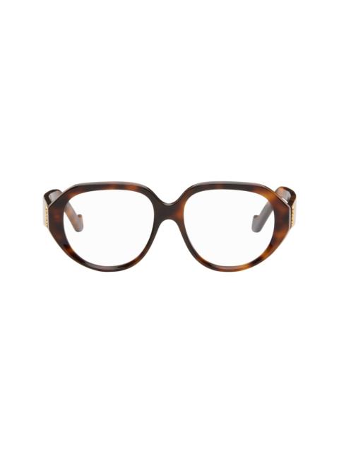 Brown Anagram Glasses