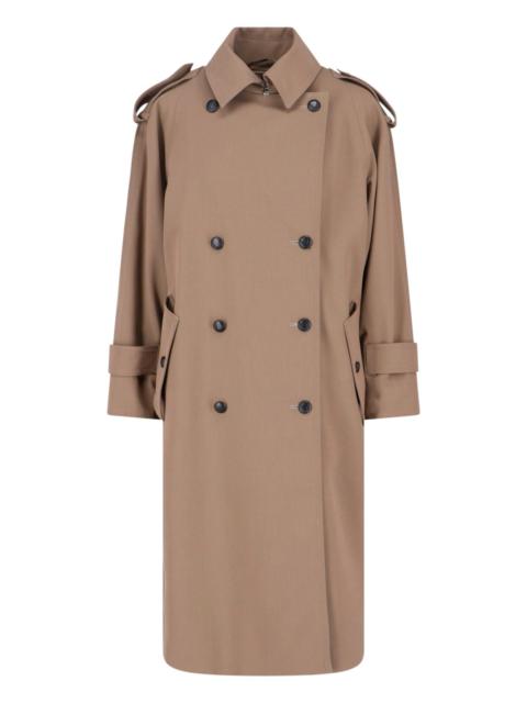 VIRGIN WOOL TRENCH COAT