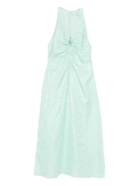 jacquard floral dress