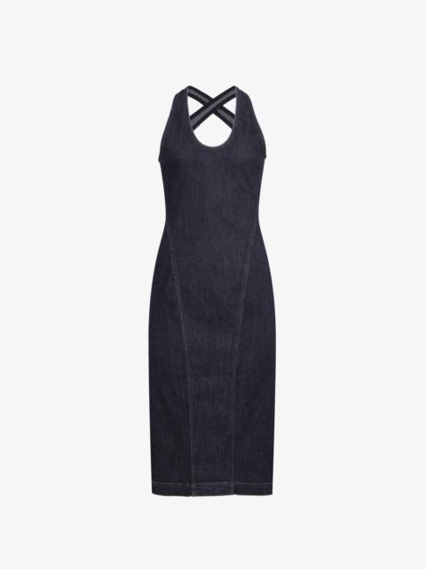 SCULPTING DENIM DRESS