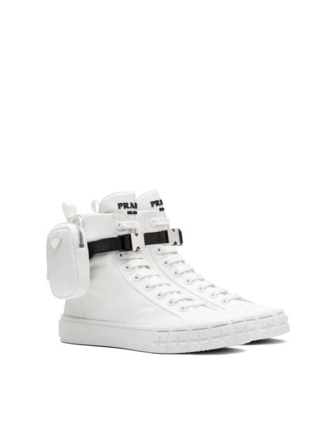 Wheel Re-Nylon Gabardine high-top sneakers