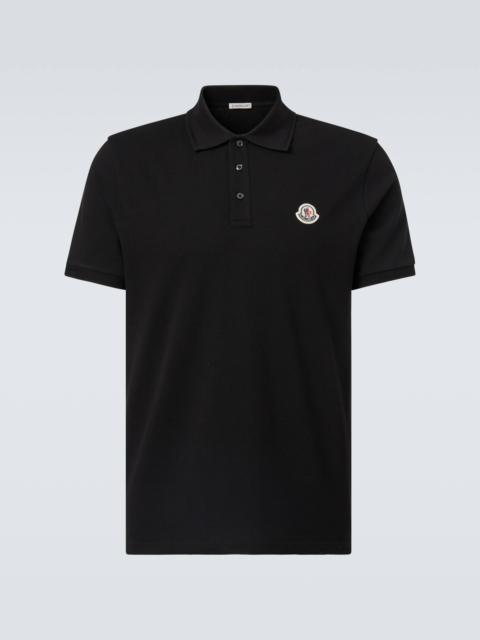Logo cotton piqué polo shirt