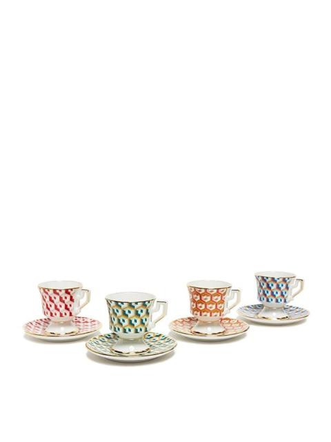 Espresso Cup Set Of 4 - Cubi Mix