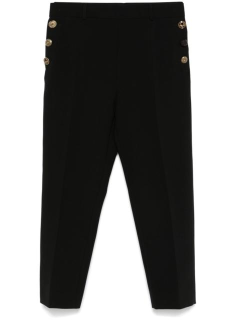 tapered tailored trousers