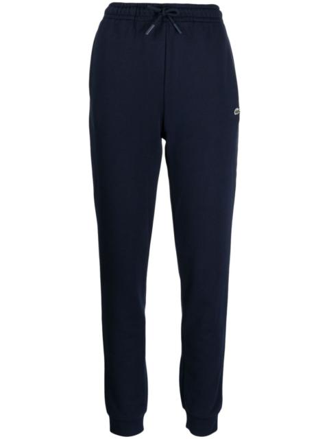 high-waist cotton track pant