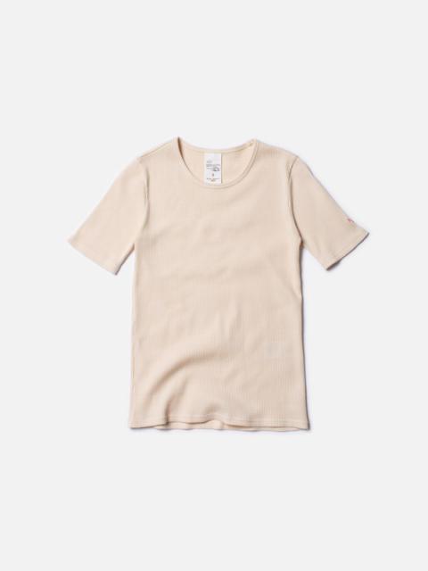 Jossan Rib T-Shirt Egg White