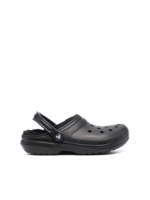 Classic crocs faux-fur sandals