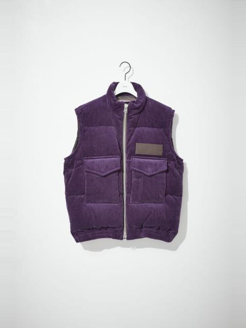 Corduroy Puffer Vest