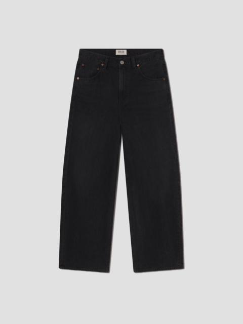 LOW CURVE JEAN IN BLACK TAR