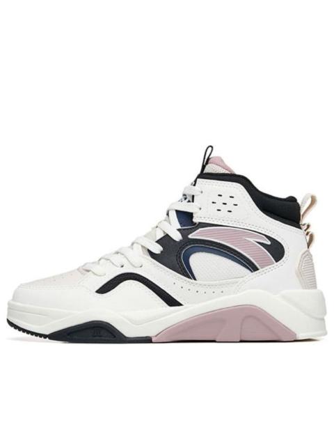 (WMNS) ANTA Flame 3 High 'White Black Mauve' 122248088-2