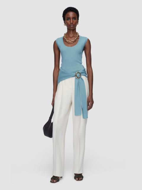 Alaou Linen Blend Knit Vest Top