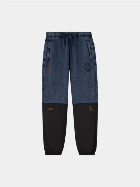 OVO X ALPHA GARMENT DYE FLEECE PANTS