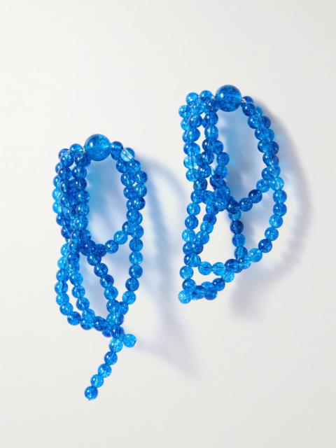 Recycled Silver Quartz Earrings