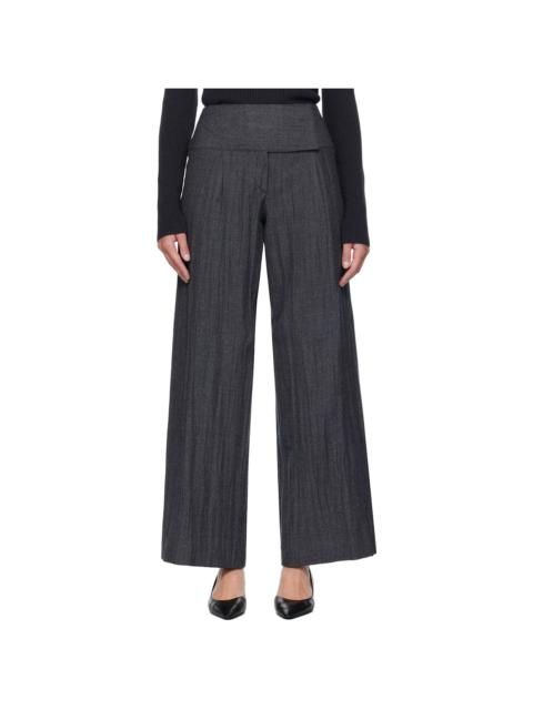 Gray Girdle Trousers