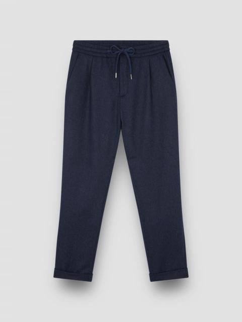 WOOL BLEND TROUSERS WITH PLEATS