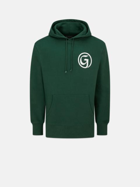 Unisex 'G' Print Hoodie Green