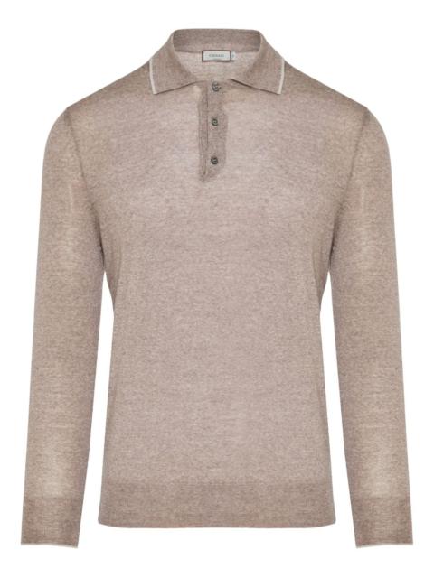long sleeve polo shirt