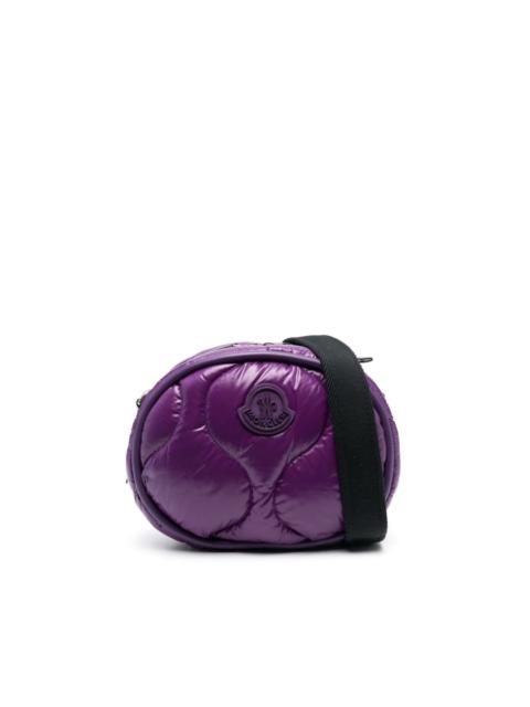 logo-patch padded shoulder bag