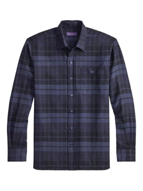 plaid twill shirt