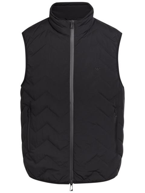 Emporio Armani Water-repellent Padded Stretch-nylon Gilet