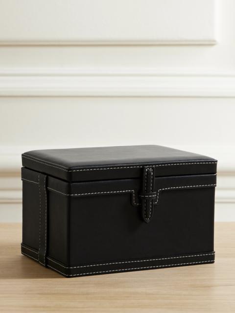 Small Leather Trunk Box