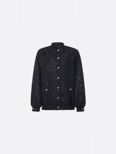 SEQUIN TWEED BLOUSON