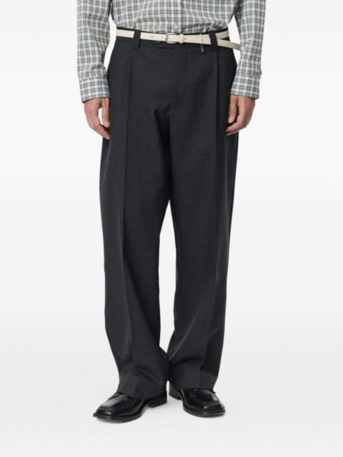 Service pleated trousers