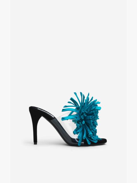 ASYMETRIC HEEL SANDALS IN LAMBSKIN