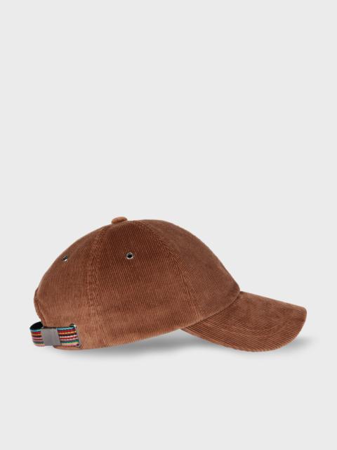 Brown Corduroy Baseball Cap