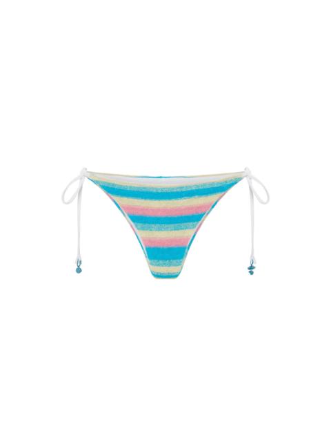 Stripe Towelling Bikini Bottom | Casablanca Paris