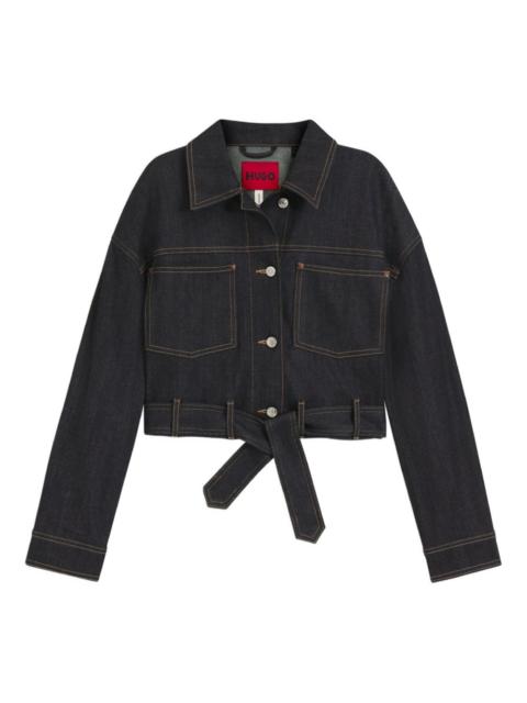 seam denim jacket