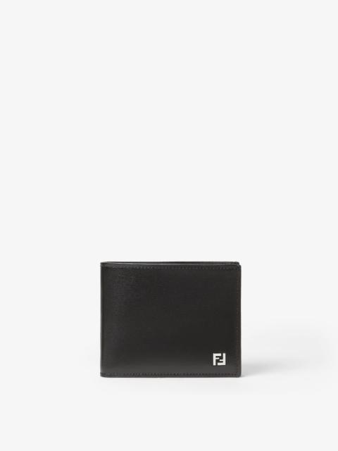 Squared FF Wallet Black leather bi-fold wallet