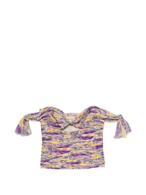 zip-fastening blouse