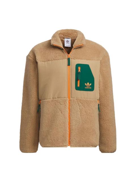 adidas Originals Sherpa Jackets 'Brown' IN0994