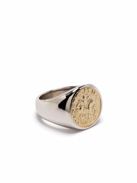 coin signet ring
