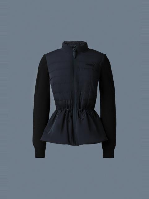 LAIKA Hybrid Down Jacket with Peplum