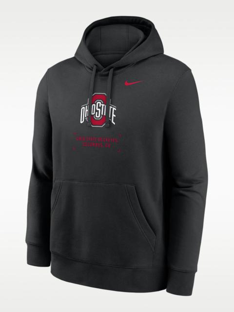 Ohio State Club Basketball 2-Hit Men's Nike College Pullover Hoodie